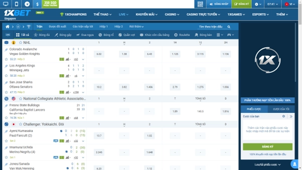 Cá cược thể thao 1xbet trực tuyến_1xbet